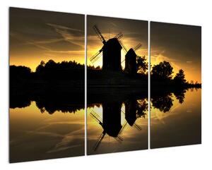Větrné mlýny - obraz (120x80cm)