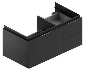 Riva Tape Skříňka pod umyvadlo černá, 83,5 × 42,2 × 38,6 cm