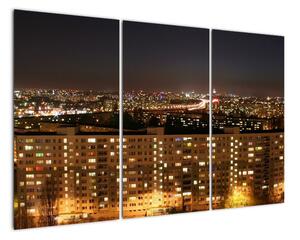 Noční město - obraz (120x80cm)