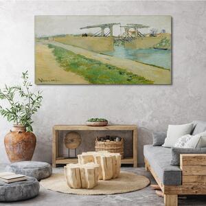 Obraz na plátně Obraz na plátně Bridge Road River