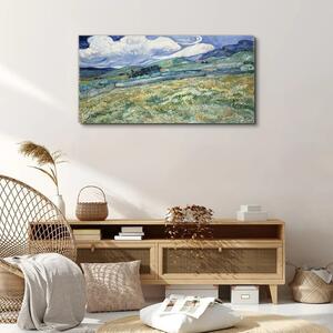 Obraz na plátně Obraz na plátně Krajina van Gogh Mountains