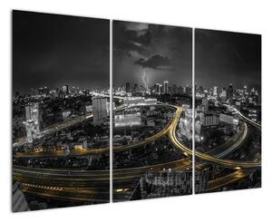 Noční město - obraz (120x80cm)