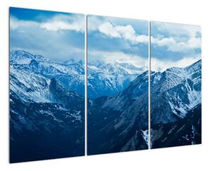 Panorama hor v zimě - obraz (120x80cm)