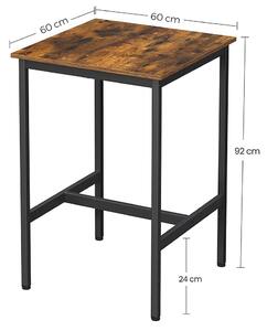 Barový stůl 60 × 60 × 90 cm VASAGLE