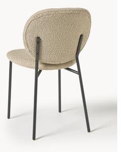 Bouclé čalouněné židle Ulrice, 2 ks