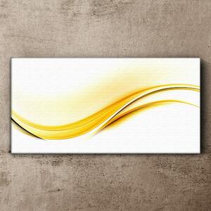 Obraz na plátně Obraz na plátně Abstrakce žluté vlny