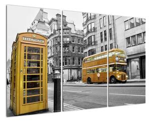 Abstraktní Londýn (120x80cm)