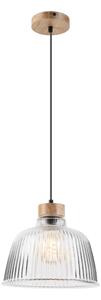 Lustr na lanku ASTA 1xE27/60W/230V pr. 28 cm dub