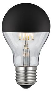 Diolamp LED retro žárovka A60 6W Filament černý vrchlík