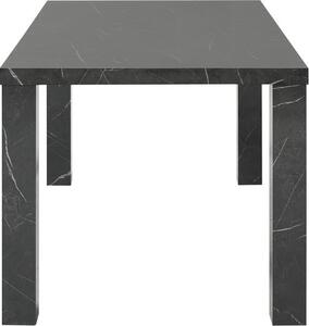Jídelní stůl v mramorovém vzhledu Carl, 180 x 90 cm