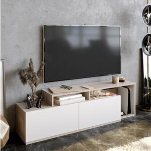 TV stolek/skříňka Neru (cordoba + bílá). Akce -23%