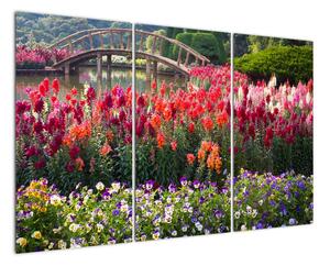 Obraz květinové zahrady (120x80cm)