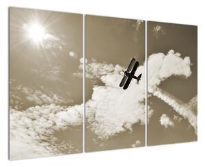 Letící letadlo - obrazy (120x80cm)