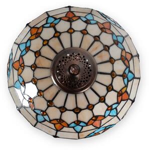 Brilagi - Tiffany vitrážová stolní lampa MIRABELLA 2xE27/60W/230V