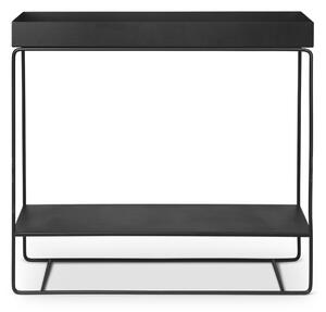 Stojan na květiny Plant box Two-tier Black