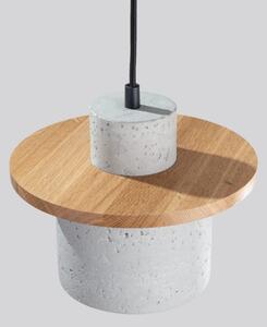 Sollux SL.1363 - Lustr na lanku MAB 1xE27/15W/230V pr. 22 cm beton/šedá
