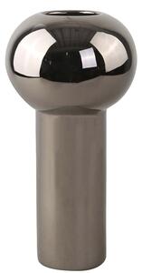 COOEE Design Váza Pillar Dark Silver - 32 cm CED294