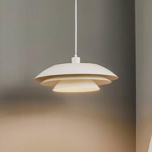 Dyberg Larsen DL45 závěsná lampa kovová bílá, stmívatelný, Bílá / opál, Obývací pokoj / jídelna, kov, Skandinávský