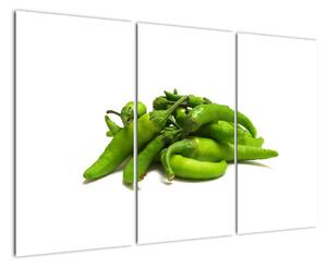 Zelené papričky - obraz (120x80cm)