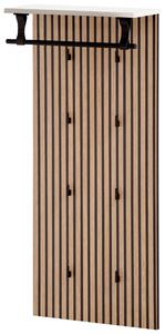 ŠATNÍ PANEL, černá, barvy dubu, 50/110,6/20,9 cm MID.YOU - Šatní panely, Online Only