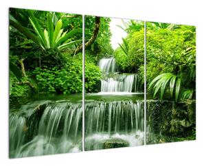 Vodopád v přírodě, obraz (120x80cm)
