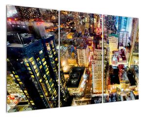 Noční město, obrazy (120x80cm)