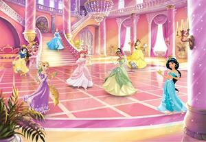 Fototapety Disney Princess , rozměr 368 cm x 254 cm, třpytivá párty, Komar 8-4107