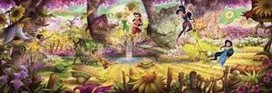 Fototapety Disney Víly, rozměr 368 cm x 127 cm, les, Komar 4-416