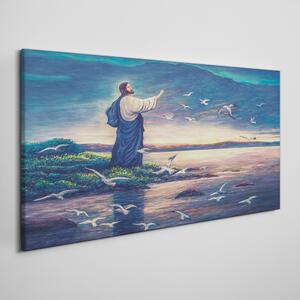Obraz na plátně Obraz na plátně Náboženské ptáky moře