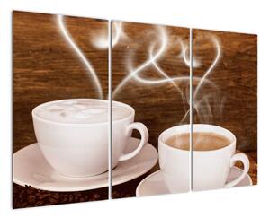 Kávové šálky - obrazy (120x80cm)