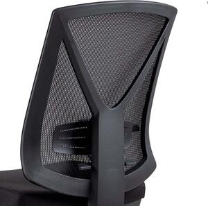 Scandi Černá látková kancelářská židle Amren
