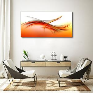 Obraz na plátně Obraz na plátně Abstrakce oranžové vlny