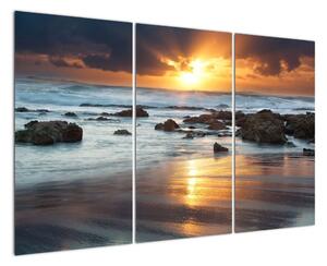 Západ slunce u moře, obraz (120x80cm)
