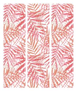 Paraván palmové listí red Velikost (šířka x výška): 225x172 cm
