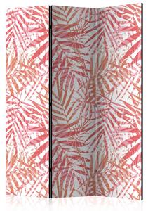 Paraván palmové listí red Velikost (šířka x výška): 225x172 cm