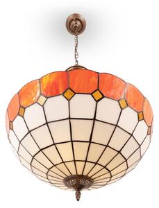 Brilagi - Tiffany vitrážový lustr na řetězu SIENNA 3xE27/60W/230V pr. 50 cm
