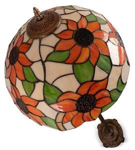Brilagi - Tiffany vitrážová stojací lampa SUNFLOWER 2xE27/60W/230V