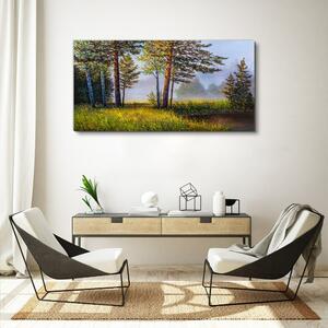 Obraz na plátně Obraz na plátně Lesní trávy květiny