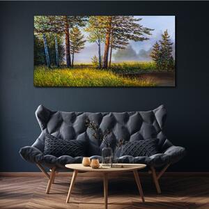 Obraz na plátně Obraz na plátně Lesní trávy květiny
