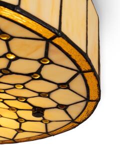 Brilagi - Tiffany vitrážové stropní svítidlo IVORY 3xE27/60W/230V pr. 40 cm