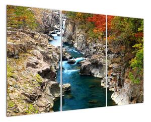 Proudící řeka - obraz (120x80cm)