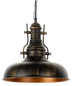 Brilagi - Lustr na řetězu PYRONIC 1xE27/40W/230V pr. 32 cm bronzová/patina