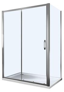 Hüppe Next Sprchové dveře 2-dílné 100 cm, chrom lesk 140401.069.322