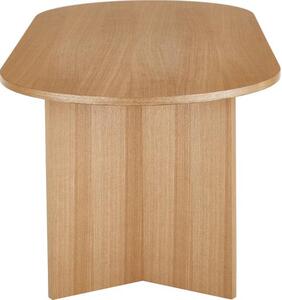 Oválný dřevěný jídelní stůl Toni, 200 x 90 cm