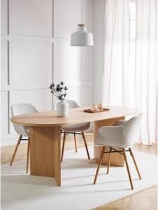 Oválný dřevěný jídelní stůl Toni, 200 x 90 cm