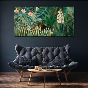 Obraz na plátně Obraz na plátně Jungle zvířata stromy