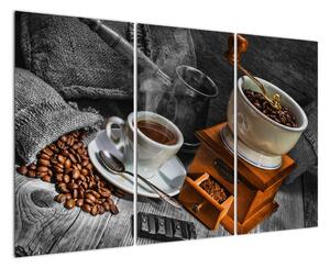 Zátiší s kávou - obraz (120x80cm)