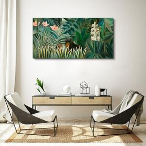 Obraz na plátně Obraz na plátně Jungle zvířata stromy