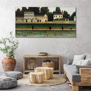 Obraz na plátně Obraz na plátně Město rybář řeky