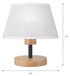 Brilagi - LED Stolní lampa ANTHONY 1xE14/40W/230V dub/bílá